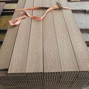 Delivery of wood plastic composite decking