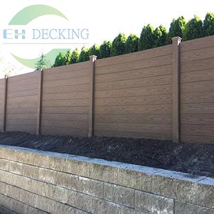 Fully Privacy Fence with Adjustable Post