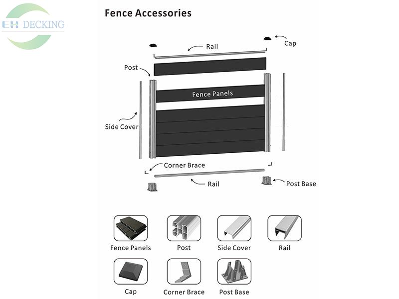 Composite Privacy Fence EHPF157